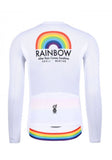 MONTONSPORTS SKULL MONTON LONG SLEEVE CYCLING JERSEY MENS RAINBOW WHITE