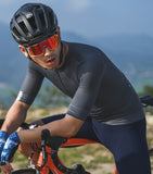 MONTONSPORTS MENS SHORT SLEEVE CYCLING JERSEY URBAN TRAVELER MAX GRAY