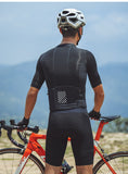MONTONSPORTS MENS SHORT SLEEVE CYCLING JERSEY URBAN TRAVELER MAX BLACK