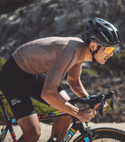 MONTON SPORT 2021 MENS SHORT SLEEVE CYCLING JERSEY PRO CARBONFIBER BROWN
