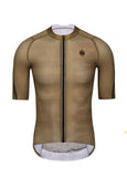 MONTON SPORT 2021 MENS SHORT SLEEVE CYCLING JERSEY PRO CARBONFIBER BROWN