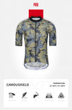 MONTONSPORTS MENS SHORT SLEEVE CYCLING JERSEY PRO CAMOUSHIELD GREEN