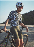 MONTONSPORTS MENS SHORT SLEEVE CYCLING JERSEY PRO CAMOUSHIELD BLACK