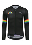 MONTONSPORTS SKULL MONTON LONG SLEEVE CYCLING JERSEY MENS RAINBOW BLACK