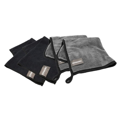 DYNAMIC 2x Microfibre cloth + 2x Luxury polishing cloth