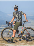 MONTONSPORTS MENS SHORT SLEEVE CYCLING JERSEY PRO CAMOUSHIELD GREEN