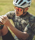 MONTONSPORTS MENS SHORT SLEEVE CYCLING JERSEY PRO CAMOUSHIELD GREEN