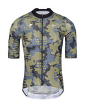 MONTONSPORTS MENS SHORT SLEEVE CYCLING JERSEY PRO CAMOUSHIELD GREEN