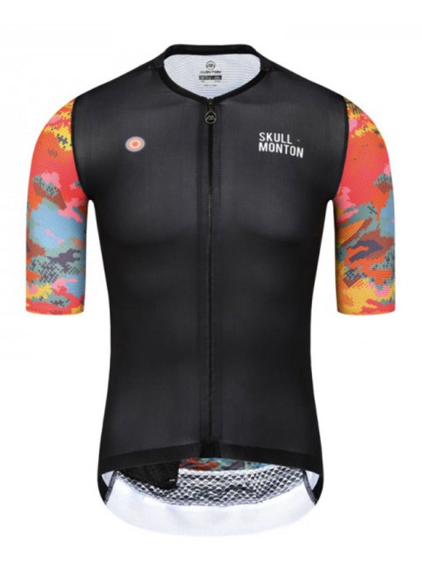 MONTONSPORTS 2021 SKULL MONTON MENS SHORT SLEEVE CYCLING JERSEY RAINBO FSMBIKES
