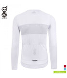 MONTONSPORTS MENS LONG SLEEVE CYCLING JERSEYS COBRAND WIND WHITE