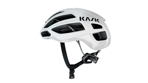 Kask protone white 2024 red