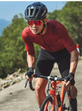 MONTONSPORTS MENS SHORT SLEEVE CYCLING JERSEY URBAN TRAVELER MAX RED