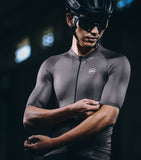 MONTONSPORTS  MENS SHORT SLEEVE CYCLING JERSEY PRO ELESU BLACKGRAY